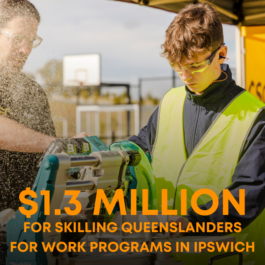 New funding for the Skilling Queenslanders for Work Program Main Image